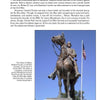 A page from "Walking in Memphis: 16 Historic Tours" by Schiffer Publishing, Ltd. showcases Nathan Bedford Forrest Park, including text and a photo of his equestrian statue in military uniform beneath a blue sky.