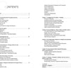 The table of contents for Perceptual Hypnosis by Schiffer Publishing, Ltd. lists chapters on perception, truth, control, defenses, relationships, perceptual hypnosis, and spiritual growth in columns with dotted leader lines, showing titles and page numbers.