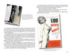 A magazine spread from Schiffer Publishing, Ltd.’s Pickled Punks and Girlie Shows: A Life Spent on the Midways of America shows Blaze Fury in a black-and-white gown photo, a vintage Lido Club cover, and text about sideshow-inspired performances. Page 17 is shown.