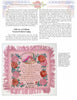 A magazine page highlights Civilian Conservation Corps camps and a pink "Sweetheart & Mother Pillow" (Schiffer Publishing, Ltd.), adorned with red flowers, green leaves, the word "Mother," and a sentimental poem at its center.