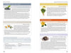 A two-page spread in What's Your Potion? by Schiffer Publishing, Ltd. details the edible and medicinal uses of blueberry, chamomile, dandelion, hibiscus, and lavender with photos and tips for mindful, spirit-lifting beverages.