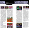 Two magazine-style pages in The SNES Omnibus from Schiffer Publishing, Ltd. review Teenage Mutant Ninja Turtles IV: Turtles in Time and Tournament Fighters with vivid screenshots, colorful covers, and engaging SNES Omnibus-style columns.