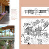 Contemporary Villas by Schiffer Publishing, Ltd. showcases glass-walled interiors, wood ceilings, built-in bench seating, and architectural drawings with elevations, floor plans, and landscaping.