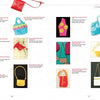 A catalog page showcases "It's All About the Accessories for the World's Most Fashionable Dolls, 1959-1972" by Schiffer Publishing, Ltd., with images, descriptions, and prices in a grid layout on a white background.