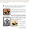 A book page from "The Ring Bit" by Schiffer Publishing, Ltd. delves into early cavalry and bit history, with text and three images: Mongolian, Mamluk, and Turkish horsemen—each image includes a brief caption.