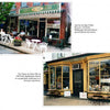 Two photos: One shows people at Java by the Bay coffee shop; the other features Havre de Grace, a cozy yellow Victorian storefront near Chesapeake Bay, as seen in Schiffer Publishing, Ltd.’s "Havre de Grace.