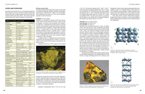 oxides and hydroxides