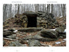 The cover of "Hudson Valley History and Mystery" from Schiffer Publishing, Ltd. features a stone chamber built into a hillside in a leafless forest, with snow and leaves on the ground—evoking haunting Hudson Valley legends.