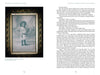 On the left page of "Cincinnati Cemeteries" by Schiffer Publishing, Ltd., a sepia portrait of a child in a large hat and boots, tied to Cincinnati ghost tales, is framed ornately. The right page shows two-column printed text on white paper.