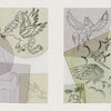 Classic Tattoo Stencils by Schiffer Publishing, Ltd. features dynamic Pegasus sketches arranged on a light background, evoking classic American tattoos with overlapping stencil-inspired designs.