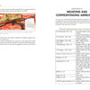 A book spread from "Italian Partisan Weapons in WWII" by Schiffer Publishing, Ltd. features a Soviet machine gun photo on the left and, on the right, a chapter titled “Weapons and Corresponding Ammunition” with a WWII small arms table.