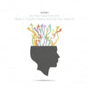 A human head silhouette in profile with colorful arrows and squiggles above, symbolizing intuition, appears on the cover of The Psychic Workbook by Schiffer Publishing, Ltd. Text reads: Chapter 1: So You Have a Hunch. What is Psychic Ability and Do You Have It?.