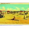 New Jersey's Southern Shore" by Schiffer Publishing, Ltd. features a vintage postcard of Bathing Beach in Avalon, with people relaxing under umbrellas and scenic views—an essential addition for postcard collectors.