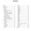 The Collectors' Guide to the Amphibole Group by Schiffer Publishing, Ltd. features a contents page with chapters like foreword, introduction, amphibole taxonomy, formation, crystal images, mineral descriptions, and references, all linked with dotted lines.