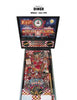 Pinball Perspectives by Schiffer Publishing, Ltd. is a vibrant tribute to vintage pinball machines, showcasing classic diner-themed artwork, retro designs, and iconic details like neon lights and large clocks.
