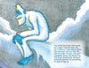 In "Have an Abominably Good Day" by Schiffer Publishing, Ltd., a blue-furred Abominable Snowman sits alone on an icy ledge at night. This gentle Christmas children's book is perfect for early readers ages 5-8.