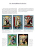 Staffordshire Figures 1780 to 1840, Volume 4 by Schiffer Publishing, Ltd. features a magazine page titled "Who Shall Ware the Breches" with five colorful enamel-painted figures of couples in domestic scenes and descriptive captions.