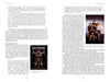 A spread from "It Came From the Video Aisle!" by Schiffer Publishing, Ltd. shows a Hell Asylum cult film poster with a distressed woman on the left page and a group photo of six people on the right page.