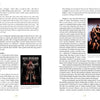 A spread from "It Came From the Video Aisle!" by Schiffer Publishing, Ltd. shows a Hell Asylum cult film poster with a distressed woman on the left page and a group photo of six people on the right page.