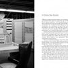 On the left, a black-and-white image of a vintage nuclear control room; on the right, the foreword page from "Weapons of Mass Destruction" by Schiffer Publishing, Ltd., displays a block of printed text.