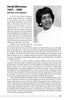 A black-and-white photo of Verda Welcome, smiling and formally dressed, appears beside a book page from "Courageous Women of Maryland" by Schiffer Publishing, Ltd., highlighting her trailblazing political achievements in the state.