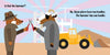 In "The Misplaced Toy Hammer" by Schiffer Publishing, Ltd., a fox in a trench coat holds pliers, asking a suited goat, “Is that the hammer?” The goat replies, “No, the pliers have two handles. The hammer has one.” A playful site scene unfolds.