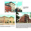 “Greetings from Pottstown” by Schiffer Publishing, Ltd. features a collage of three vintage postcards: the Opera House and city hall, their 1908 image, and the historic YMCA—offering a slice of Pottstown’s rich history.