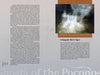 A gravestone bathed in mist under a camera flash appears in a magazine article featuring "Ghosts of the Poconos" by Schiffer Publishing, Ltd., where a paranormal investigator discusses mysterious graveyard mists and Poconos hauntings.