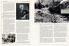 Two pages from "For Want of a Gun" by Schiffer Publishing, Ltd.: Left page has text, a portrait of a uniformed officer, and a war photo; right page displays text and a large image of a damaged WWII tank in muddy debris.