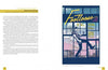 Fraver by Design by Schiffer Publishing, Ltd. showcases a man before a window, celebrating Broadway poster art and theatrical ads inspired by Frank “Fraver” Verlizzo’s creative vision.