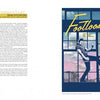 Fraver by Design by Schiffer Publishing, Ltd. showcases a man before a window, celebrating Broadway poster art and theatrical ads inspired by Frank “Fraver” Verlizzo’s creative vision.