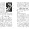 A magazine spread for "Magic & Memories" by Schiffer Publishing, Ltd. features black-and-white photos of women—portraits and a group shot—plus text highlighting their achievements in quilting and experiences at the International Quilt Festival.