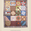 Colorado Quilting by Schiffer Publishing, Ltd. features sixteen colorful, uniquely patterned squares bordered by geometric triangles, inspired by historical quilting and created for the Bainbridge Island Japanese American Memorial.