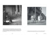 Two black-and-white photos from "An Artist at War" by Schiffer Publishing, Ltd.: Left, children play in rubble. Right, four people, including a soldier, walk past Berlin ruins—evocative scenes reminiscent of World War II art.