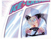 Big Billy, a cartoon ice cream truck driver in a white uniform and hat, grips the wheel with a mischievous grin as "ICE CREAM" appears above the windshield. From Schiffer Publishing, Ltd.'s "Big Billy and the Ice Cream Truck that Wouldn't Stop.