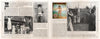 A two-page spread from "Freaks of Sideshow and Film" by Schiffer Publishing, Ltd. displays vintage photos and posters of tattooed women in sideshows, with text examining circus history and tattooed performers' cultural context.