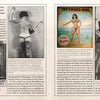 A two-page spread from "Freaks of Sideshow and Film" by Schiffer Publishing, Ltd. displays vintage photos and posters of tattooed women in sideshows, with text examining circus history and tattooed performers' cultural context.