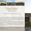 A two-page spread in Gone But Not Forgotten by Schiffer Publishing, Ltd. showcases Pleasure Beach Ghost Town in Bridgeport, CT, with images of abandoned buildings and overgrown grass that capture New England’s haunting allure.