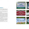 A collage featuring the "Welcome to New Hampshire" sign by Schiffer Publishing, Ltd., capturing Granite State history and the scenic beauty of New England landscapes.
