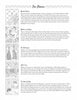 A black-and-white coloring book page titled “Stories of West Africa” by Schiffer Publishing, Ltd., features five short stories—Market Ladies, Mother and Baby, The Beekeeper, Bath Time, and The Beauty Shop—with drawings inspired by West African fabrics.