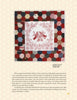 Schiffer Publishing, Ltd.'s “Recycled Hexie Quilts” features inspiring hexagon quilt designs, like one with a central red embroidered bird motif framed by colorful patchwork hexagons, and includes unique ideas and process descriptions.
