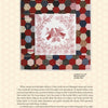 Schiffer Publishing, Ltd.'s “Recycled Hexie Quilts” features inspiring hexagon quilt designs, like one with a central red embroidered bird motif framed by colorful patchwork hexagons, and includes unique ideas and process descriptions.