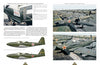 Two pages from Schiffer Publishing, Ltd.’s "The Bell P-39 Airacobra and P-63 Kingcobra Fighters" feature close-ups of WWII Soviet P-39s with pilots, Lend-Lease aircraft in rows, and detailed historic text with diagrams.