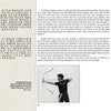 A man in a black shirt draws a bow with traditional Chinese technique. Below, text explains how back tension shifts effort to arms, shoulders, and mid-back. "The Way of Archery" by Schiffer Publishing, Ltd. is shown with English and Chinese text in the background.
