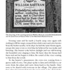 A historical marker in Nantahala National Forest honors naturalist William Bartram’s meeting with Cherokee Chief Atakullakulla—echoing themes from "Appalachia Mountain Folklore" by Schiffer Publishing, Ltd.—standing quietly in a wooded area.