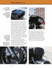 Harley-Davidson Legends by Schiffer Publishing, Ltd. showcases a Harley-Davidson motorcycle with a front fairing and rear storage case from various angles, featuring descriptive text on the bike’s features and history.