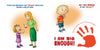 In "Am I Big Enough?" by Schiffer Publishing, Ltd., a girl politely asks for milk while a boy looks on, making this picture book perfect for preschoolers learning good manners like saying "please" and "I AM BIG ENOUGH!.