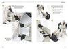 In "Combat Knives and Knife Combat" by Schiffer Publishing, Ltd., two men demonstrate self-defense moves, including evading a leg attack, countering, and grappling, showing how attackers can be subdued on the ground.