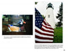On the left is a vibrant wooden duck decoy; on the right, the American flag waves before the white Concord Point Lighthouse in Havre de Grace by Chesapeake Bay. Product: Havre de Grace by Schiffer Publishing, Ltd.