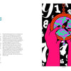 Two pink hands hold a colorful compass with a swirling pattern on a black background scattered with white numbers, evoking Oliver Hibert's neo-psychedelic art. On the left, "Eye See You" by Schiffer Publishing, Ltd. introduces graphic design.